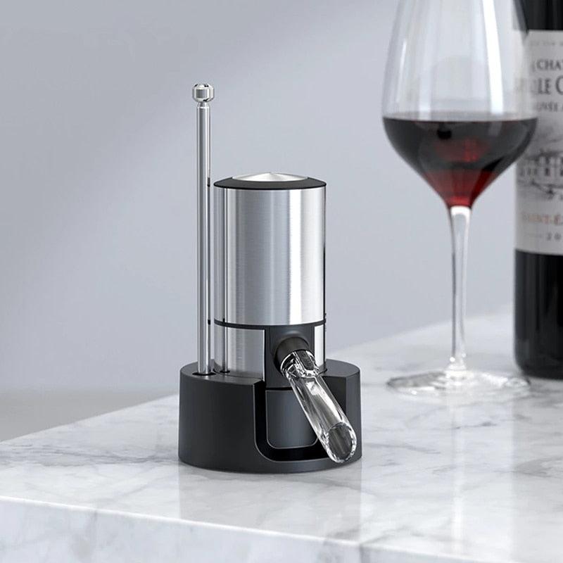 Kit Aerador e Dispenser Elétrico para Vinho | E-Decanter Premium + BRINDE LIMITADO - Magazine da Inovação