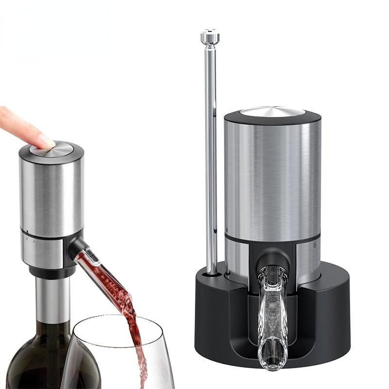 Kit Aerador e Dispenser Elétrico para Vinho | E-Decanter Premium + BRINDE LIMITADO - Magazine da Inovação