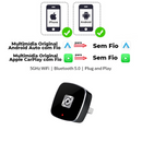 Adaptador Bluetooth Apple CarPlay e Android Auto - Nano MultimidiaWireless™