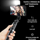 Bastão de Selfie e Tripé Bluetooth - SmartPhoto™ + Módulo LED Grátis
