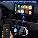 Adaptador Bluetooth Apple CarPlay e Android Auto - 4 em 1 MultimidiaWireless™