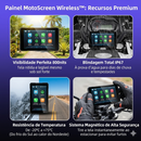 Painel Multimidia Apple CarPlay e Android Auto para Moto - MotoScreen Wireless™