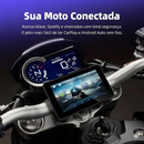 Painel Multimidia Apple CarPlay e Android Auto para Moto - MotoScreen Wireless™