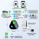 Adaptador Bluetooth Apple CarPlay e Android Auto - 4 em 1 MultimidiaWireless™