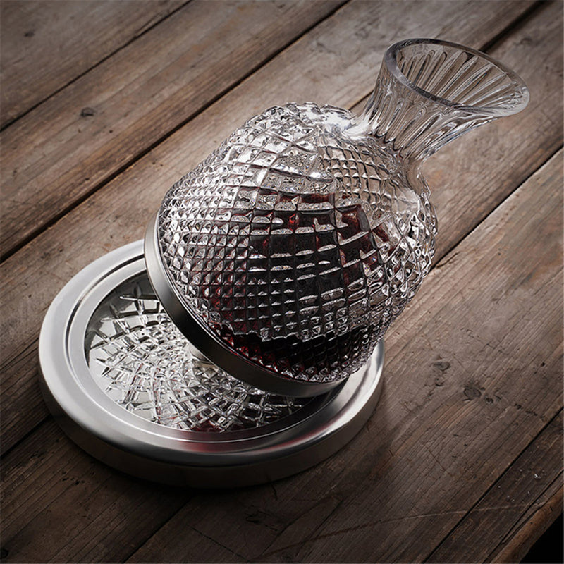 Decanter de Cristal Giratório - Crystallux 360™