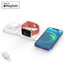 Carregador Dobrável 3 em 1 Sem Fio MagSafe - Matte Premium™ - Magazine da Inovação