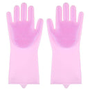 Luvas de silicone com esfregador - CleanBrush™-Magazine da Inovação-