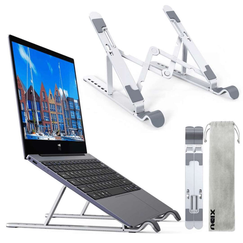 Suporte Ergonômico retrátil para Notebook - AluminiumStand - Magazine da Inovação